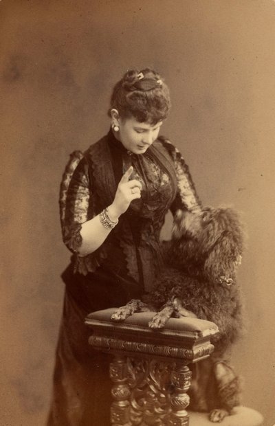 Marie Pavlovna de Russie - Gran Duquesa Maria Pavlovna de Rusia (1854-1920), por Levitsky, Sergei Lvovich (1819-1898). Foto en albúmina, hacia 1885. Archivo Estatal de Cine y Fotografía de Rusia, Krasnogorsk de Sergei Lvovich Levitsky