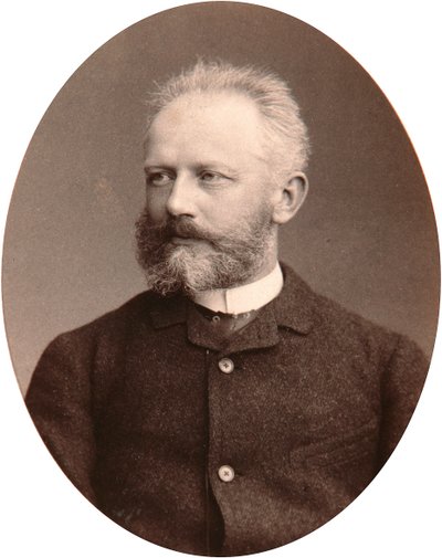 Peter Tchaikovsky, compositor ruso, finales del siglo XIX de Sergei Lvovich Levitsky
