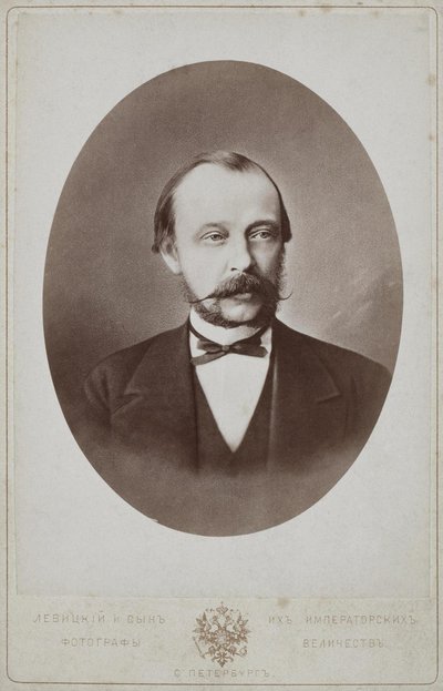 Retrato del Conde Dmitry Andreyevich Tolstoy 1823-1889, 1887 de Sergei Lvovich Levitsky