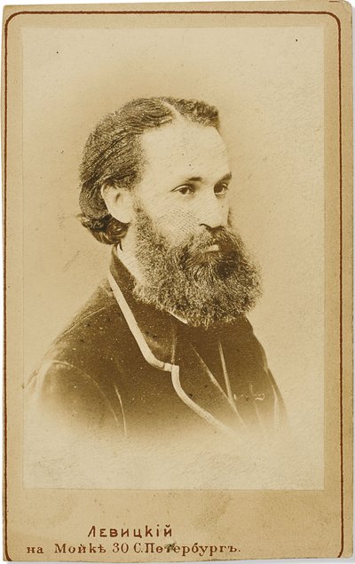 Retrato del violonchelista Karl Yulievich Davidov de Sergei Lvovich Levitsky