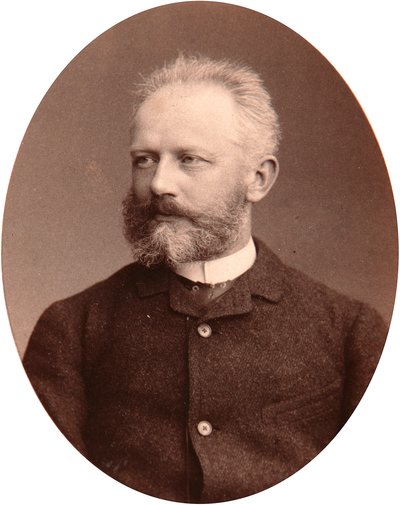 Retrato del compositor Piotr Tchaikovsky (Piotr Petr Ilitch Tchaikovski) (Tchaikowsky, Tchaikovsky) (1840-1893). Foto de albúmina de Sergei Lvovich Levitsky (1819-1898) de Sergei Lvovich Levitsky