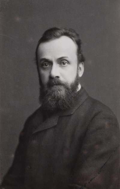 Retrato del escritor Gleb Ivanovich Uspensky 1843-1902, 1870 de Sergei Lvovich Levitsky