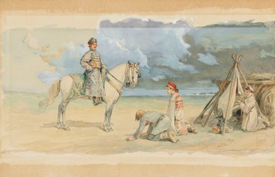 Llegada del boyardo de Sergei Sergeyevich Solomko