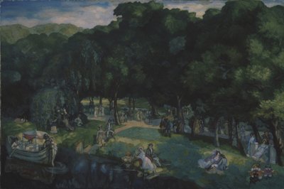 El Descanso en el Parque Michael de Sergei Yurievich Sudeykin