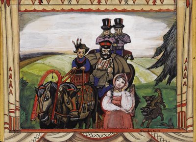 Diseño de escenario teatral de Sergei Yurievich Sudeykin