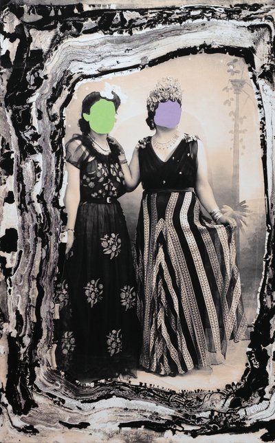 vestido para la fiesta, 2019 (técnica mixta) de Sergis Adamos
