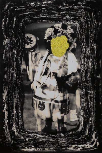 jinete, 2019 (técnica mixta) de Sergis Adamos