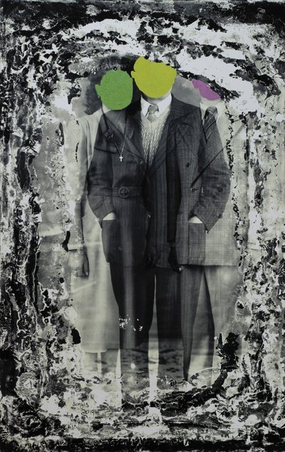 reunión inesperada, 2019 (técnica mixta) de Sergis Adamos