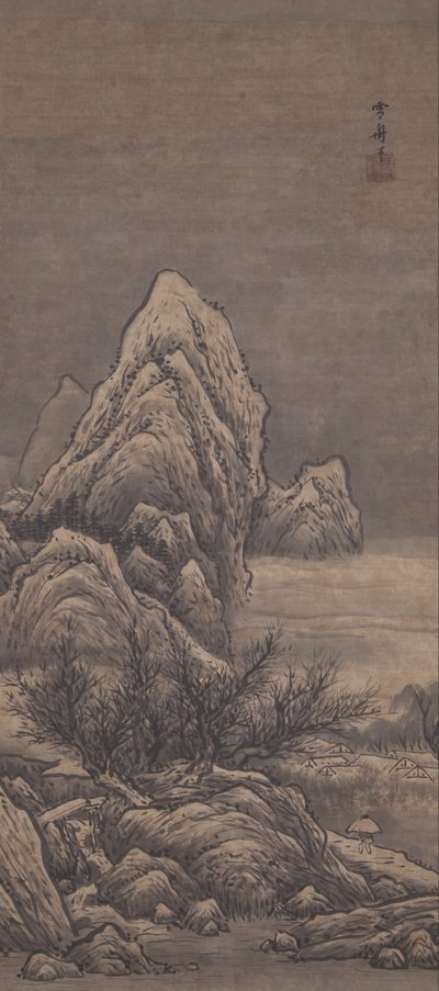 Paisaje de invierno de Sesshû Tôyô