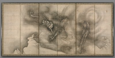 Dragón y tigre de Sesson Shukei