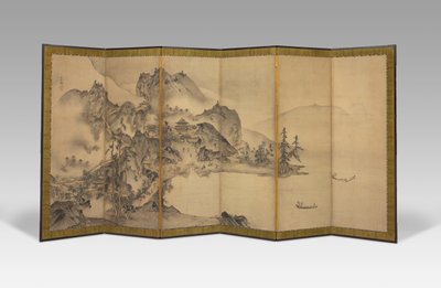 Paisaje de las Cuatro Estaciones de Sesson Shukei