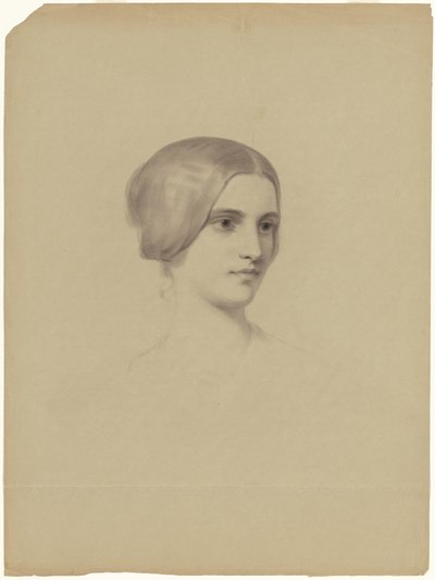 Cabeza de una joven de Seth Wells Cheney