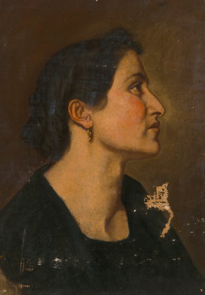 Mujer de perfil de Severin Falkman