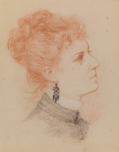 Retrato de mujer de Severin Falkman
