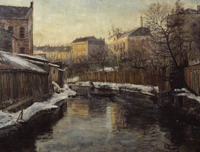 De Akerselva (óleo sobre lienzo) de Severin Grande