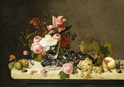 Flores y frutas de Severin Roesen