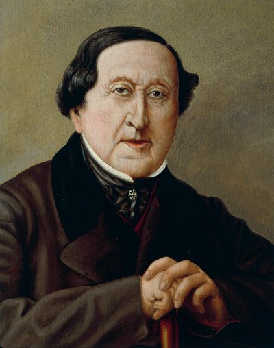 Italia, Retrato del compositor italiano Gioacchino Rossini de Severini Severini