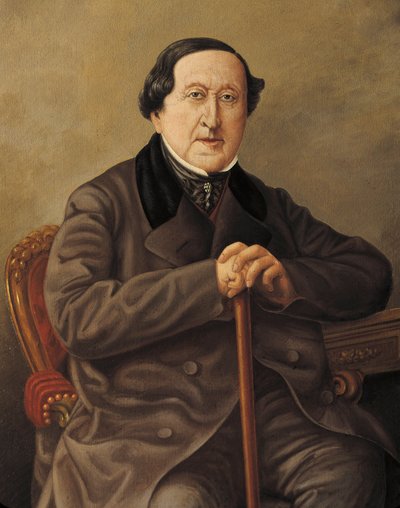 Italia, Retrato del compositor italiano Gioacchino Rossini de Severini Severini