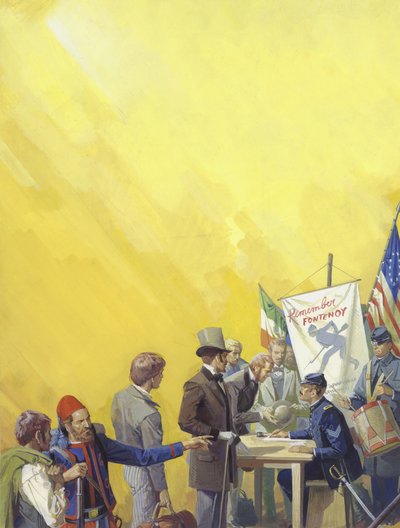 Reclutamiento de irlandeses para la Guerra Civil estadounidense de Severino Baraldi