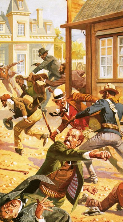 James McParland escapando justo antes de ser expuesto de Severino Baraldi