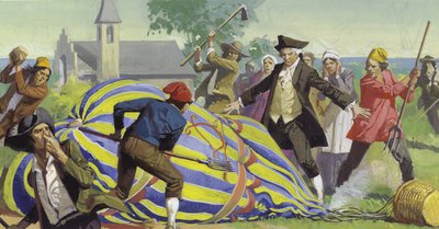 The Balloon Brothers (gouache sobre papel) de Severino Baraldi