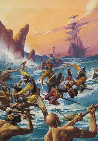 Los primeros hombres de la vuelta al mundo de Severino Baraldi