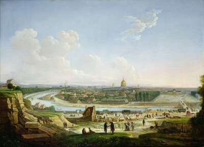 Vista general de París desde la colina de Chaillot, 1818 de Seyfert