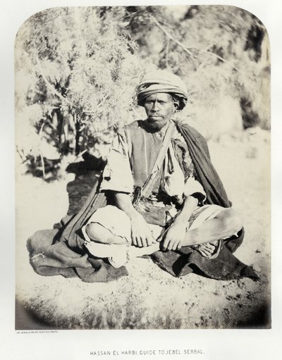 Hassan el Harbi, guía de Jebel Serbal, 1868 de Sgt. James M. McDonald