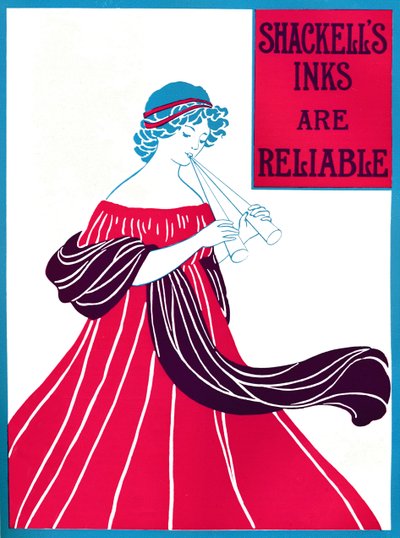 Las tintas de Shackell son confiables, 1907 de Shackell Edwards and Co