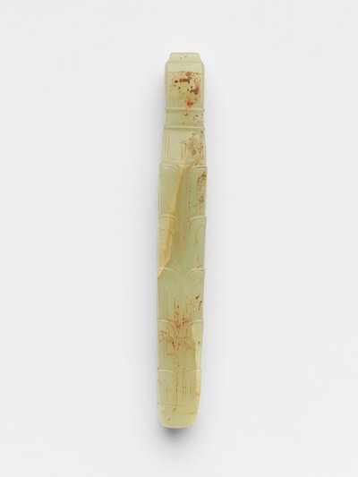Tableta de ancestro, siglo XI a.C. de Shang Dynasty Chinese School