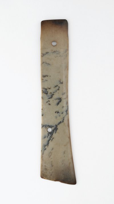 Implemento ceremonial de Shang Dynasty Chinese School
