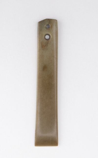 Implemento ceremonial de Shang Dynasty Chinese School