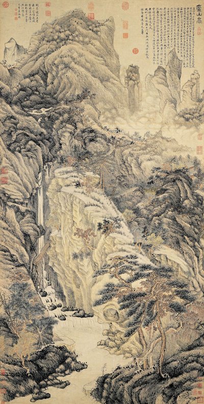 Monte Lofty Lu 廬山高 de Shen Zhou