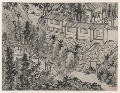 Doce vistas de la colina del tigre, Suzhou: El retiro de los pinos de Shen Zhou