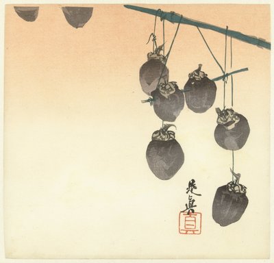 Secado de frutos de caqui de Shibata Zeshin