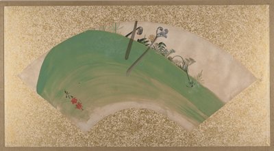 Flores en el césped de Shibata Zeshin