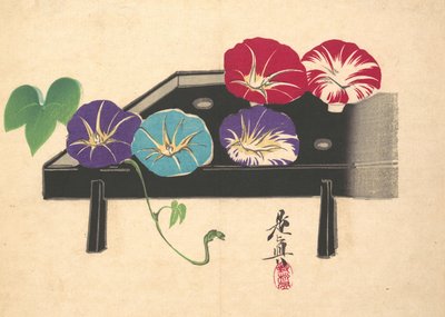 Glorias de la mañana, ca. 1860 de Shibata Zeshin