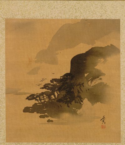 Shoreline with Birds from Album of Paintings by the Venerable Zeshin de Shibata Zeshin
