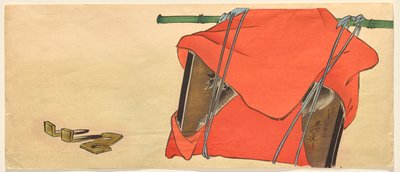 Placa votiva (ema) de un caballo de Shibata Zeshin