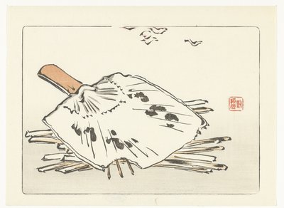 Abanico y leña de Shibata Zeshin