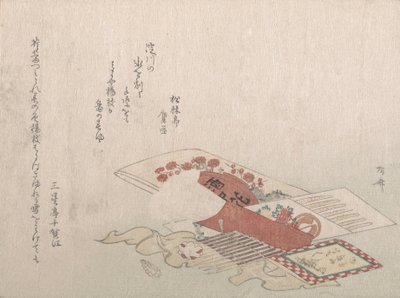 Palillos y su cubierta, siglo XIX de Shinsai