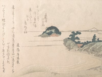 Isla Tortuga y Fujiyama, siglo XIX de Shinsai