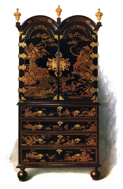 Gabinete de laca, 1905 de Shirley Charles Llewellyn Slocombe