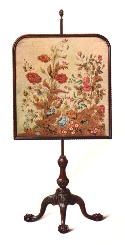 Pantalla de caoba, 1906 de Shirley Charles Llewellyn Slocombe