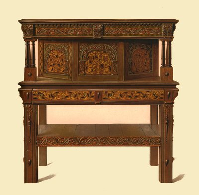 Buffet de roble, 1904 de Shirley Charles Llewellyn Slocombe