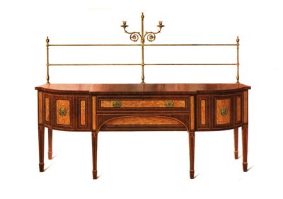 Aparador de madera de satén y caoba, 1907-1908 de Shirley Charles Llewellyn Slocombe