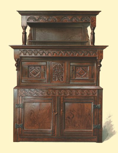 Tridarn, aparador de roble, 1904 de Shirley Charles Llewellyn Slocombe