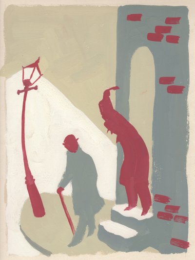 Emboscada en un callejón, c. 1950 de Shirley Markham