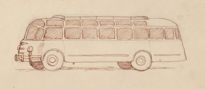 Autobús, París, Francia, 1951 de Shirley Markham