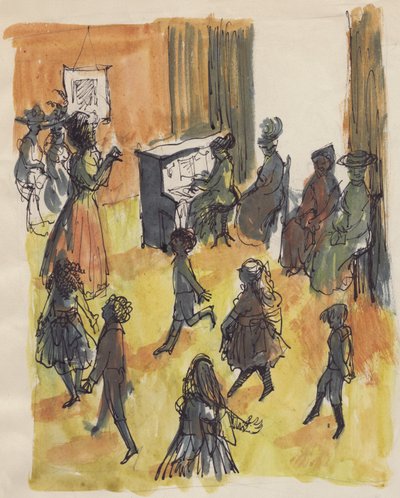Clase de baile, c1950 de Shirley Markham